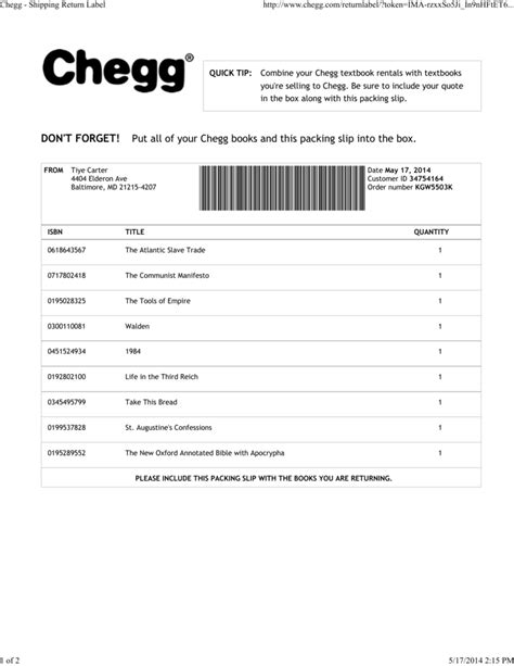 chegg shipping time|chegg return shipping label.